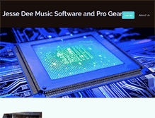 Tablet Screenshot of jessedeemusic.com